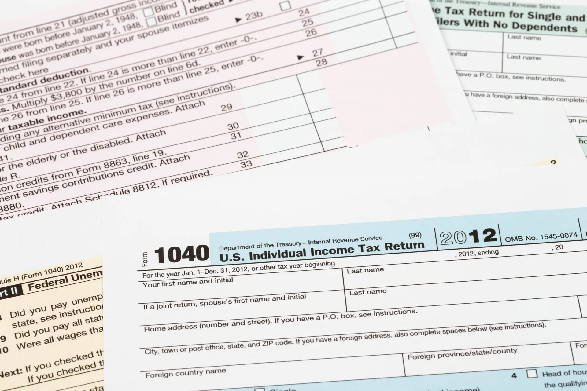 Printed business forms including invoice and order forms